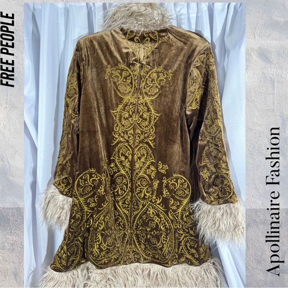 FREE PEOPLE BY UNDERSTATED LEATHER STILLWATER PENNY LANE COAT NWT LARGE RARE - Picture 9 of 10